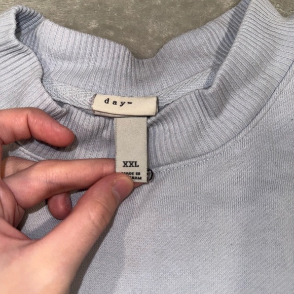a new day Light Blue Sweatshirt - Picture 2 of 3